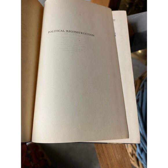 Vtg Signed By Author Political Reconstruction Hardcover 1946 by Karl Loewenstein - Picture 4 of 10